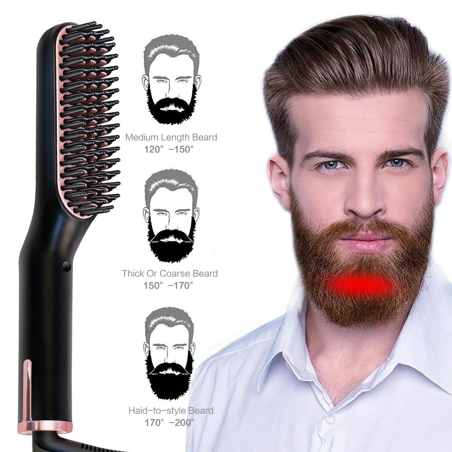 Cepillo Peine Alisador Barba